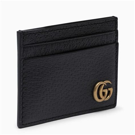 black gucci cardholder|gucci black credit card holder.